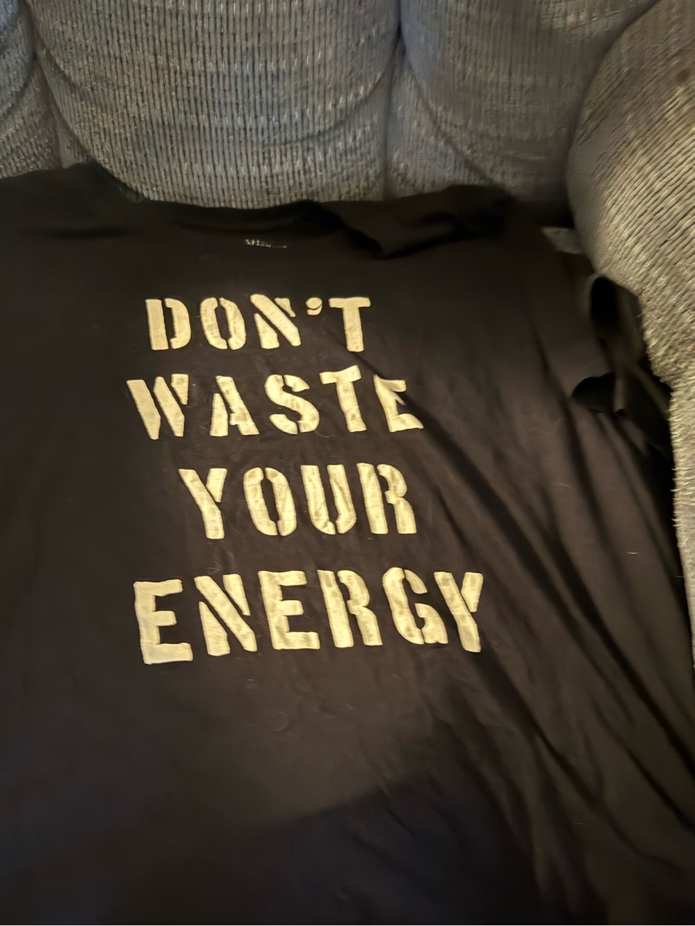 Torrid Graphic Tee "Don't Waste Your Energy" - Black size 5